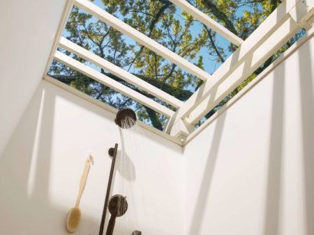 Guestroom outdoor shower