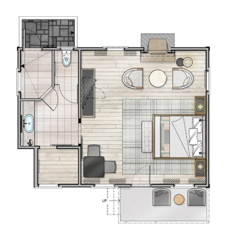 Chef's Cottage Floor Plan
