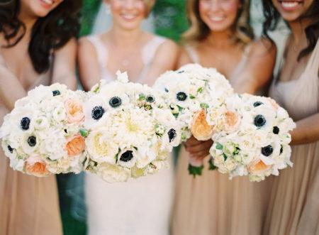 Bridal party bouquets