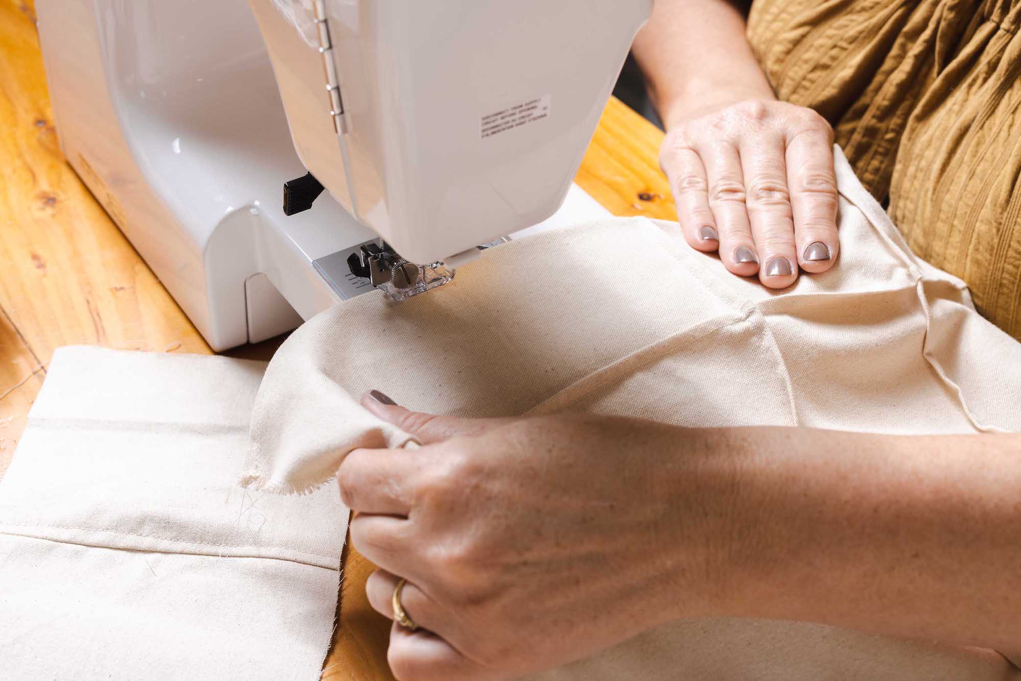 Sewing Machine with Artist-in-Residence-Nicole-Anastas